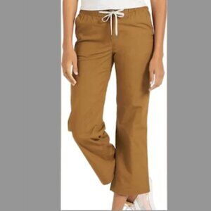 Vuori Women's Ripstop Wide Leg Crop Pants in Tobacco, size Medium